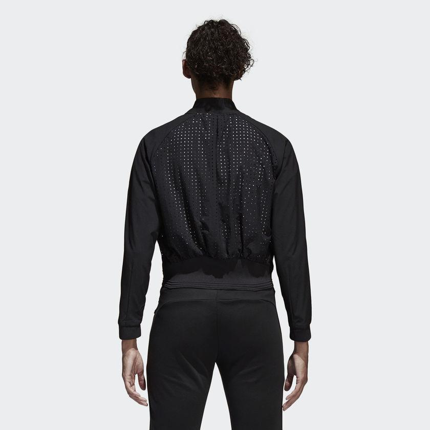 Adidas Athletics W Id Bomber Jacket Black Women CE5150 - Image 4