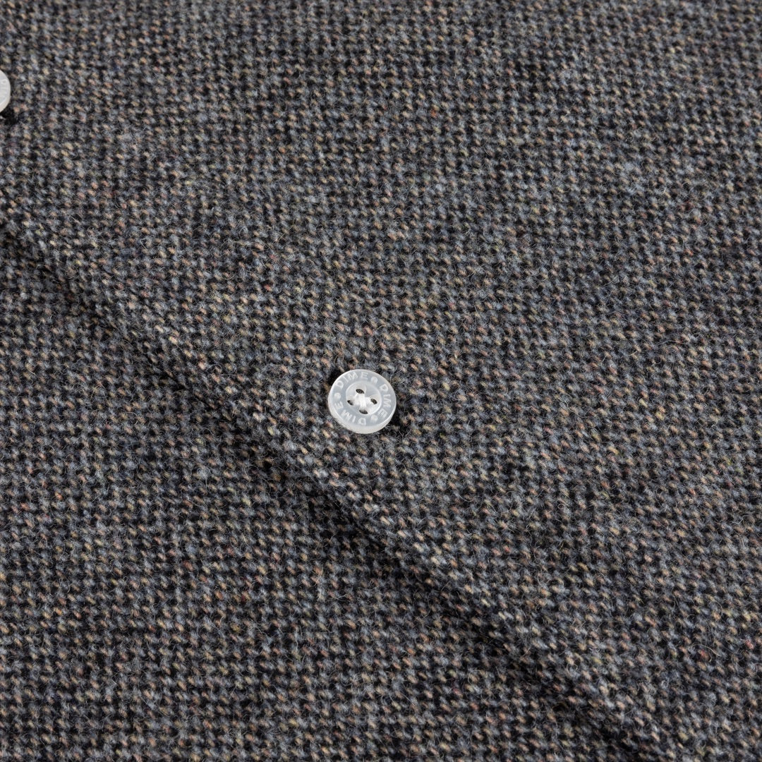 Dime Wool Overshirt Silver - Image 3