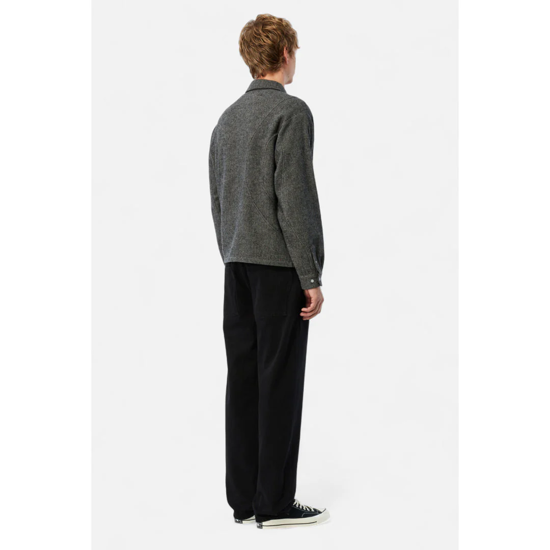Dime Wool Overshirt Silver - Image 8