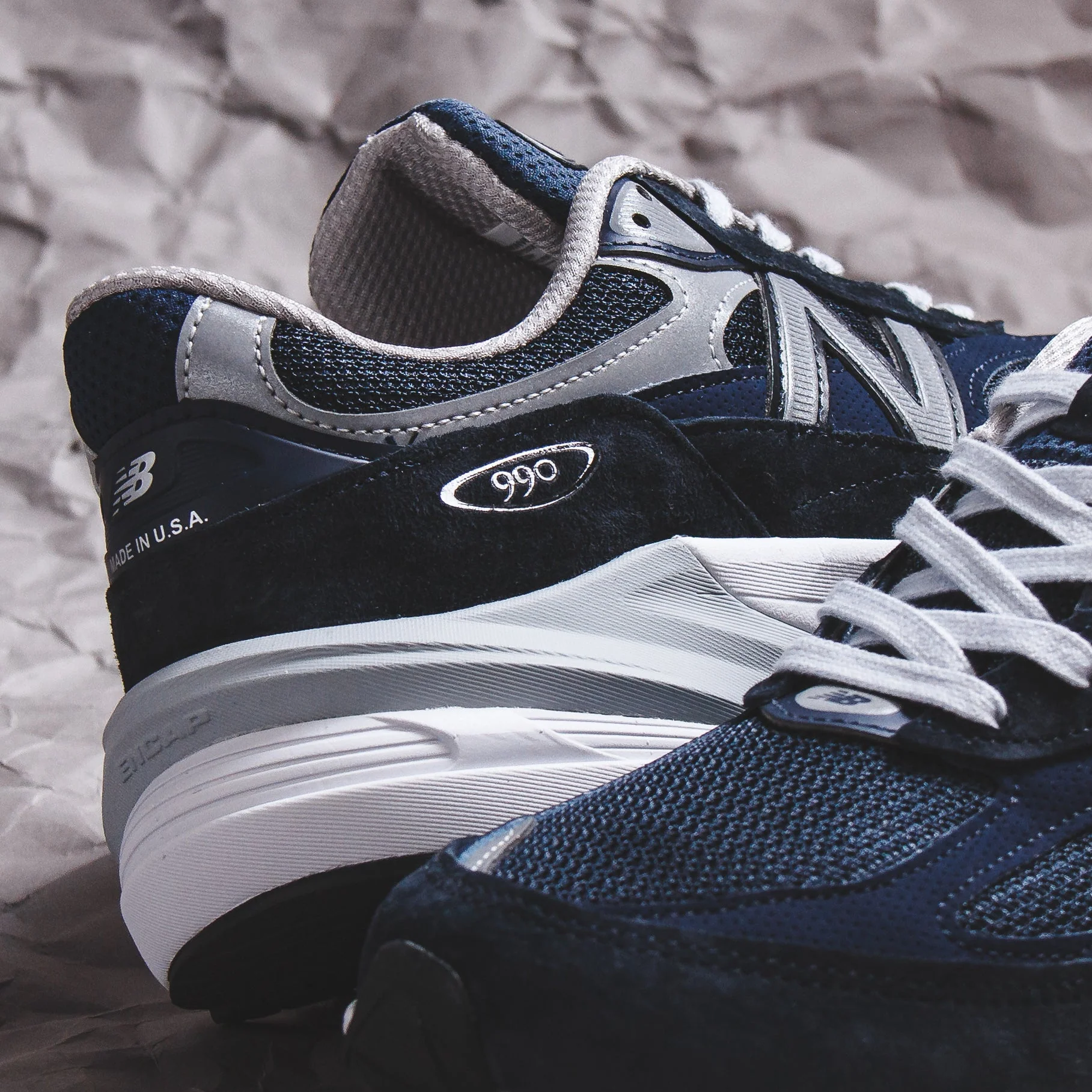New Balance Men 990v6 Navy Made In USA M990NV6 - Image 5