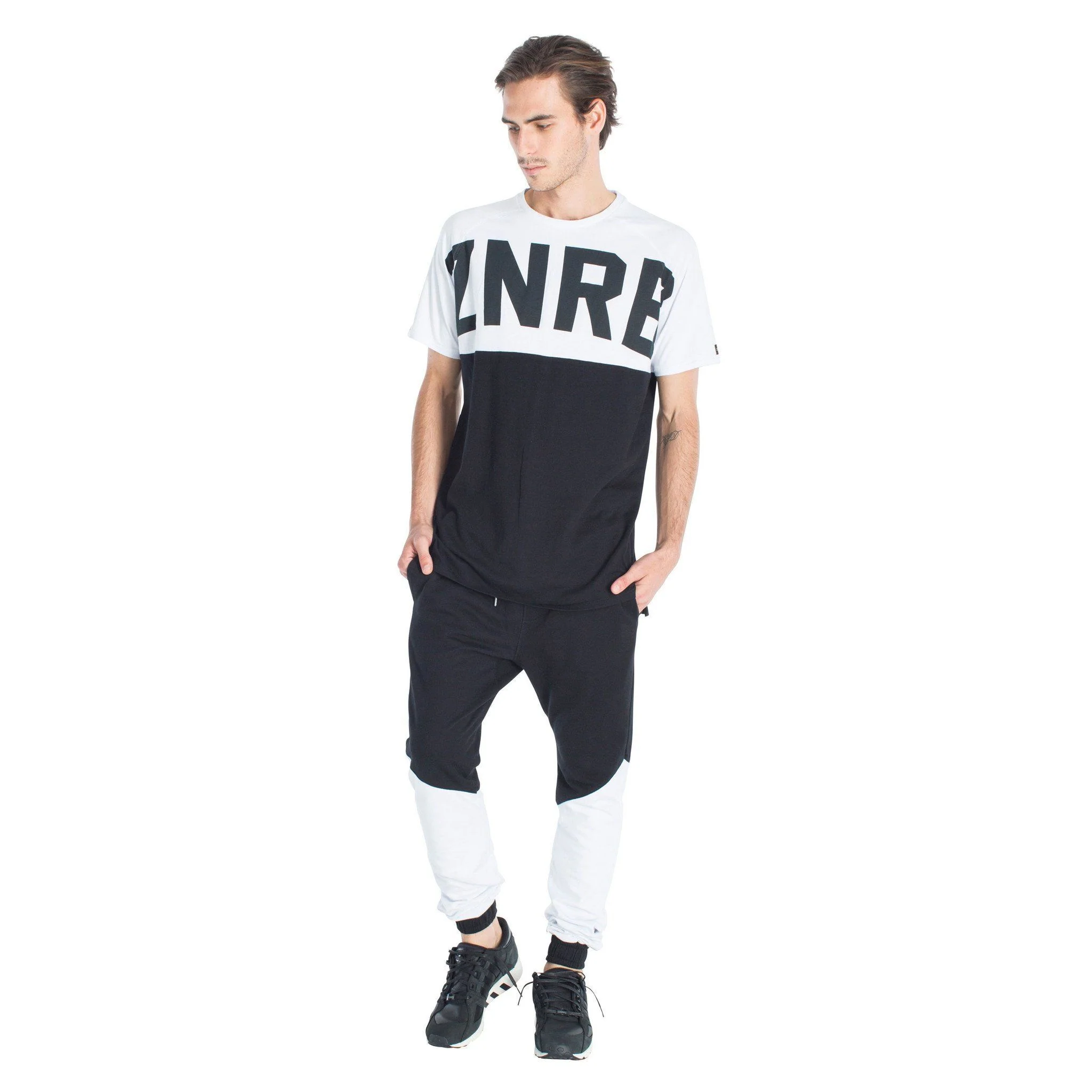 Zanerobe Team Print Tee White Black 125-MOV - Image 6